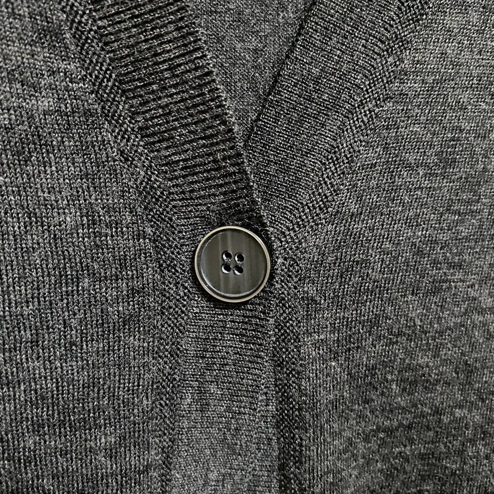 EUC LOFT Charcoal Gray cardigan, size XSP - Picture 4 of 4